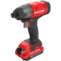 Impact Drivers | Factory Reconditioned Craftsman CMCF800C1R V20 Brushed Lithium-Ion 1/4 in. Cordless Impact Driver Kit (1.5 Ah) image number 2