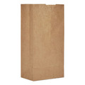 Bulk Savings Pricing 2 | Ross & Wallace Paper Products 130304500PK/BL 5 in. x 3.13 in. x 9.88 in. #4 Size Extra-Heavy-Duty Grocery Paper Bags - Kraft (500/Bundle) image number 0