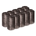 Trash Bags | Boardwalk H4832RKKR01 16 Gallon 0.35 mil 24 in. x 32 in. Perforated Roll Low-Density Waste Can Liners - Black (50 Bags/Roll, 10 Rolls/Carton) image number 0