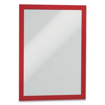 Durable DURAFRAME 8.5 in. x 11 in. Sign Holder - Red Frame (2/Pack)