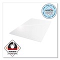  | Floortex PF1213425EV Cleartex Advantagemat 53 in. x 45 in. Phthalate Free PVC Chair Mat for Hard Floors - Clear image number 1