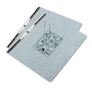 ACCO PRESSTEX 14.88 in. x 11 in. 6 in. Capacity 2 Posts Post Binders with Storage Hooks - Light Gray