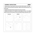 Office Jansan | Storex 70229U06C 16 in. x 4 in. x 14 in. 3 Sections Wall Legal File - Clear (3/Pack) image number 3