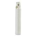 Cups and Lids | Dixie 2338PATH 8 oz Pathways Paper Hot Cups - White/Green (50/Pack) image number 0