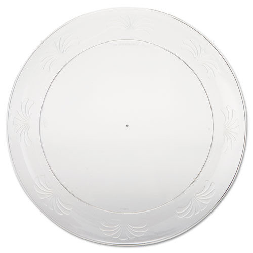 Bowls and Plates | WNA WNA DWP9180 Designerware 9 in. Plastic Plates - Clear (18 Packs/Carton, 10/Pack) image number 0
