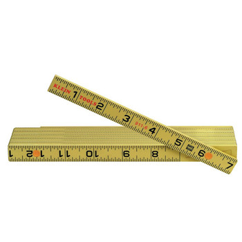 MEASURING ACCESSORIES | Klein Tools 911-6 6 ft. Outside Reading Fiberglass Folding Ruler