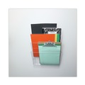 Office Jansan | Universal UNV53682 3-Pocket Wall File Starter Set - Letter Size, Clear (1-Set) image number 7