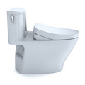 Bidets | TOTO MW6423046CUFG#01 WASHLETplus Nexus 1G 1-Piece Elongated 1.0 GPF Toilet with S500e Bidet Seat (Cotton White) image number 3