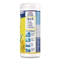 Cleaning & Disinfecting Wipes | LYSOL Brand 19200-81145 7 in. x 7.25 in. 1-Ply Disinfecting Wipes - Lemon and Lime Blossom, White (35 Wipes/Canister, 12 Canisters/Carton) image number 3