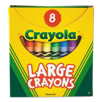 Crayola Tuck Box Large Crayons (8/Box)