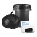 Trash Bags | Boardwalk H8647HKKR01 43 in. x 47 in. 56 gal. 0.6 mil Low-Density Waste Can Liners - Black (100/Carton) image number 4