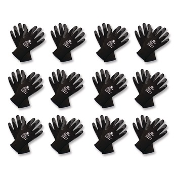 KleenGuard 97271 12 Pairs/Pack KleenGuard G40 Multi-Purpose Latex Coated Gloves - Size 8, Black/Gray