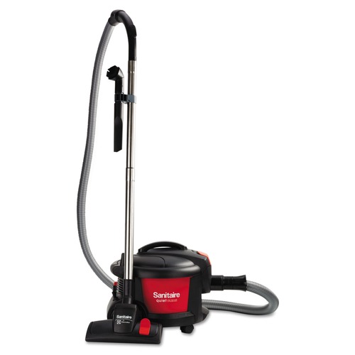 Vacuums | Sanitaire SC3700A EXTEND 9 Amp Current Top-Hat Canister Vacuum - Red/Black image number 0