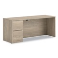 Office & Office Supplies | HON H105904L.LKI1LKI1 10500 Series Full-Height Left Pedestal 72 in. x 24 in. x 29.5 in. Credenza - Kingswood Walnut image number 0