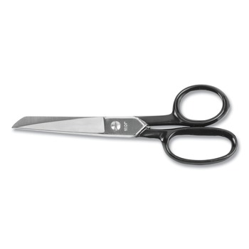 ACME 7 in. Long 3.13 in. Cut Length Hot Forged Carbon Steel Shears - Straight Black Handle