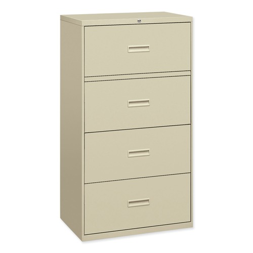 Office & Office Supplies | HON H484.L.L 36 in. x 18 in. x 52.5 in. 400 Series 4 Legal/Letter-Size Lateral File - Putty image number 0