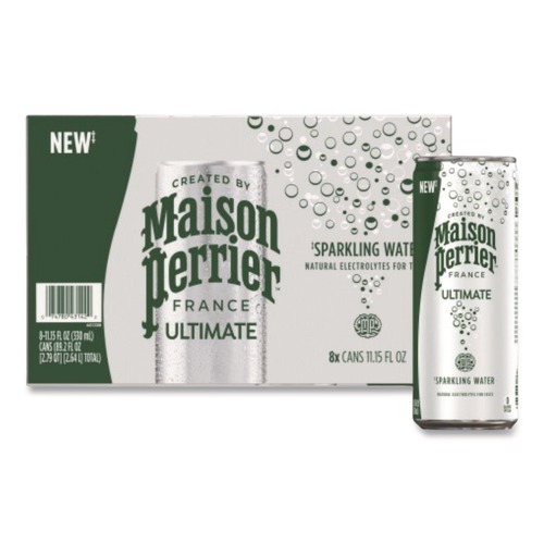 Bulk Savings Pricing 2 | Nestle 12575220 11.15 oz Maison Perrier Sparkling Water - Plain (8/Box) image number 0