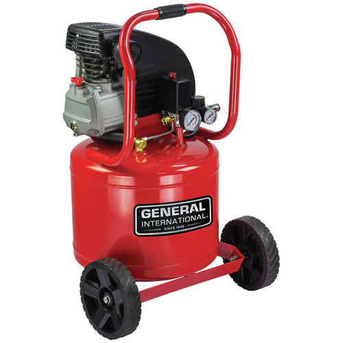 Portable Air Compressors | General International AC1104 2 HP Gallon Oil-Lube Dolly Air Compressor image number 0
