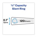 Percentage Off | Avery 79709 Heavy-Duty 0.5 in. Capacity 11 in. x 8.5 in. Non Stick View Binder with DuraHinge and 3 Slant Rings - White (4/Pack) image number 1