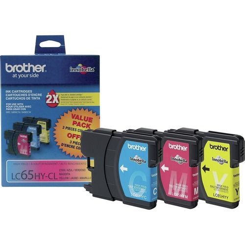 Ink & Toner | Brother LC653PKS LC653PKS Innobella 750 Page-Yield High-Yield Ink - Cyan/Magenta/Yellow (3/Pack) image number 0