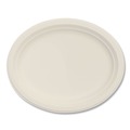 Bowls and Plates | Dart 12FBRPLR1 12 in. Diameter Compostable Molded Fiber Platter Dinnerware - Natural (500/Carton) image number 0