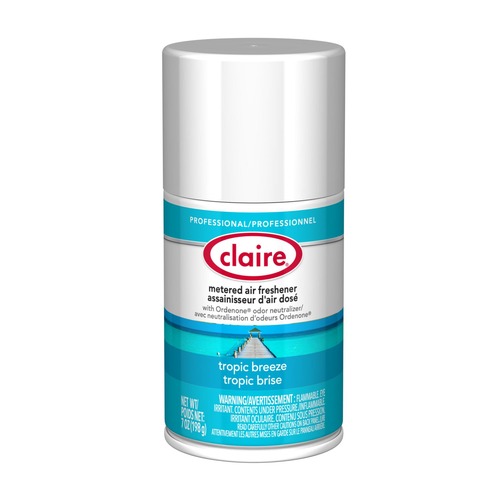 Office Jansan | Claire 1000003936 7 oz. Aerosol Spray Metered Air Freshener - Tropic Breeze (12/Carton) image number 0