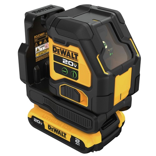Dewalt 20V MAX Cordless Green Cross Line Laser Kit (2 Ah)