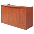  | Alera ALEVA327236MC Valencia Series 71 in. x 35.5 in. x 29.5 in. - 42.5 in. Reception Desk with Transaction Counter - Medium Cherry image number 1