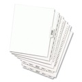 Office Jansan | Avery 01415 11 x 8.5 Preprinted Legal Exhibit O 26-Tab Index Dividers - White (25/Pack) image number 1