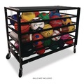 Office Filing Cabinets & Shelves | Champion Sports MBLX 24 in. x 47 in. x 37 in. 220 lbs. Capacity All Pro Lockable Metal Ball Locker - Black image number 2