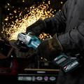 Makita GAG04M1 40V Max XGT Brushless Lithium-Ion 4-1/2 in./5 in. Cordless Angle Grinder Kit with Electric Brake and AWS (4 Ah) image number 6