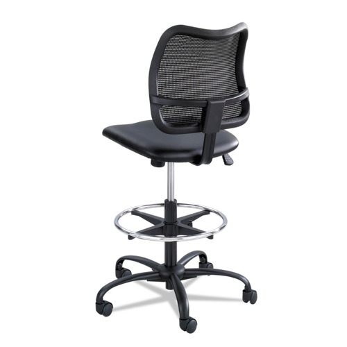  | Safco 3395BV Vue Series Mesh Extended Height Chair, Vinyl Seat, Black image number 0