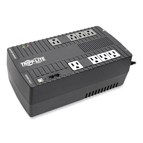 Office Jansan | Tripp Lite AVR550U 8 Outlets 550 VA 420 J AVR Series Ultra-Compact Line-Interactive UPS USB image number 0