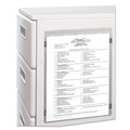 Office Jansan | C-Line 83912 9 in. x 12 in. Super Heavy-Duty Magnetic Shop Ticket Holders with 50-Sheet Capacity - Clear (15/Box) image number 1