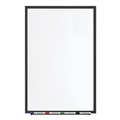  | Quartet 2544B Classic Series 48 in. x 36 in. Porcelain Magnetic Dry Erase Board - White Surface/Black Aluminum Frame image number 3