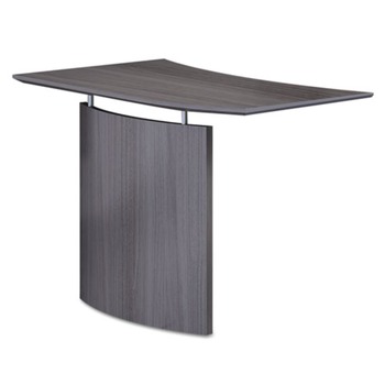 PRODUCTS | Mayline MNBDGRLGS Medina Series 48 in. x 24 in. x 29.5 in. Right-Hand Laminate Bridge - Gray Steel