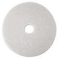 Cleaning Cloths | 3M 4100-27 27 in. Diameter Low-Speed Super Polishing Floor Pads 4100 - White (5/Carton) image number 0