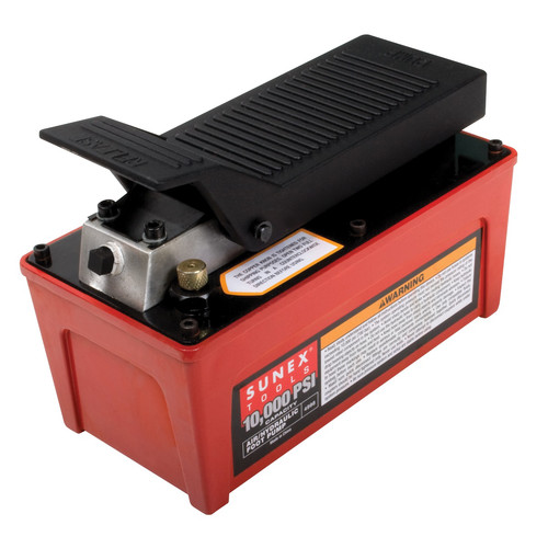 Save an extra 10% off this item! | Sunex 4998 10,000 PSI Capacity Air/Hydraulic Foot Pump image number 0