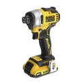 Impact Drivers | Factory Reconditioned Dewalt DCF809D1R 20V MAX ATOMIC Lithium-Ion Brushless 1/4 in. Cordless Impact Driver Kit (2 Ah) image number 4
