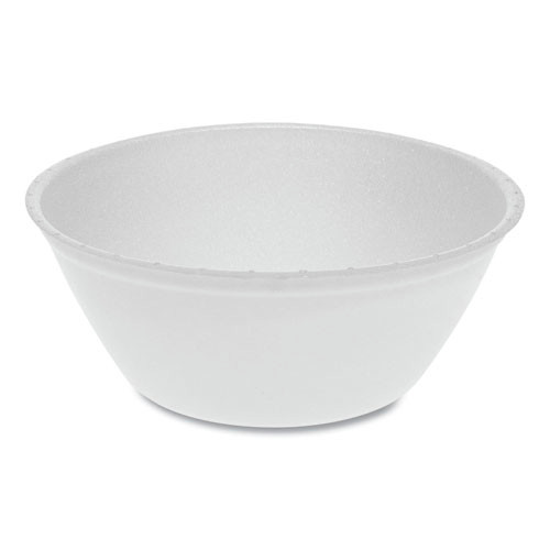 Bowls and Plates | Pactiv Corp. 0TH100220000 22 oz. Unlaminated Foam Dinnerware Bowl - White (504/Carton) image number 0