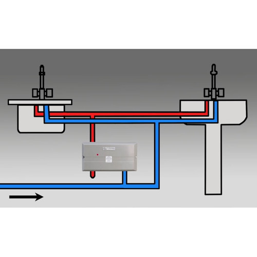 These tankless electric water heaters contain lots of features to help you lower energy bills and save space. Bosch 7736500683 50 Amp 12kW Under-Sink Tankless Water Heater