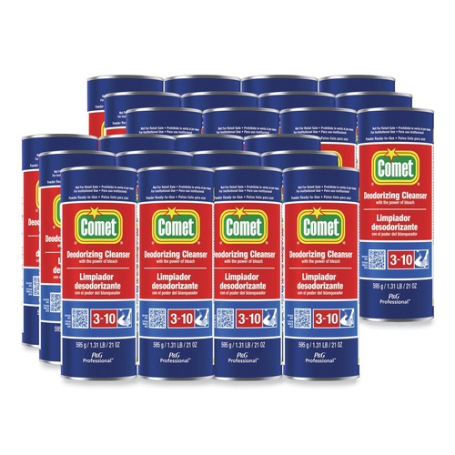 Cleaning & Janitorial Supplies | Comet 32987 21 oz. Canister Powder Cleanser With Chlorinol (24/Carton) image number 0