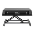  | Fellowes Mfg Co. 8215001 Lotus LT 34.38 in. x 28.38 in. x 7.62 in. Sit-Stand Workstation- Black image number 0