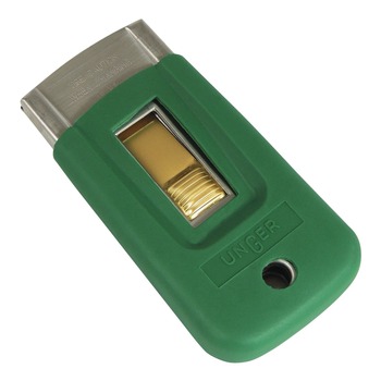 Unger SR040 ErgoTec Safety Scraper with Rubber Cover, Accepts 1-1/2 in. Blade