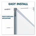Office Jansan | Mead 85358N 72 in. x 48 in. Dry Erase Board with Aluminum Frame - Melamine White Surface/Silver Aluminum Frame image number 7
