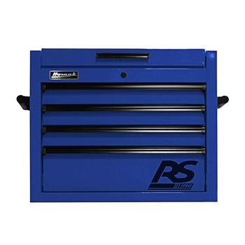 Homak BL02027401 27 in. RS Pro 4-Drawer Top Chest - Blue