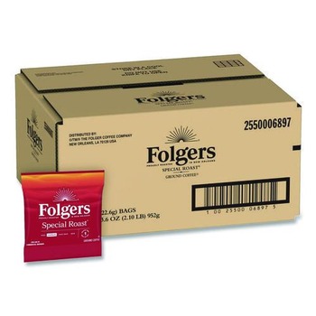 Folgers 2550006897 0.8 oz. Special Roast Ground Coffee Fraction Packs (42/Carton)