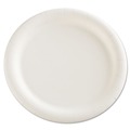  | AJM Packaging Corporation AJM CP9AJCWWH14 9 in. Premium Coated Paper Plates - White (125/Pack, 4 Packs/Carton) image number 1