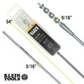 Bits and Bit Sets | Klein Tools 53717 3/8 in. x 72 in. Flex Auger Bit with Screw Point image number 1