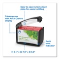 Food Service | Tork 6232100 7.9 x 5.6 x 7.9 Xpressnap Tabletop Napkin Dispenser - Black image number 1